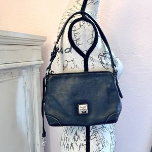 Vintage Black Dooney and Bourke Pouchette Shoulder Bag